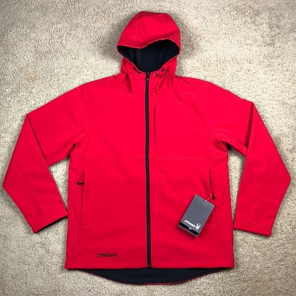 spyder cyclone hoody softshell jacket